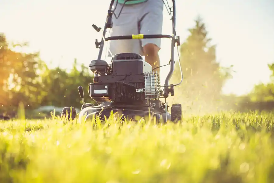 How to mow a lawn Elgin, IL